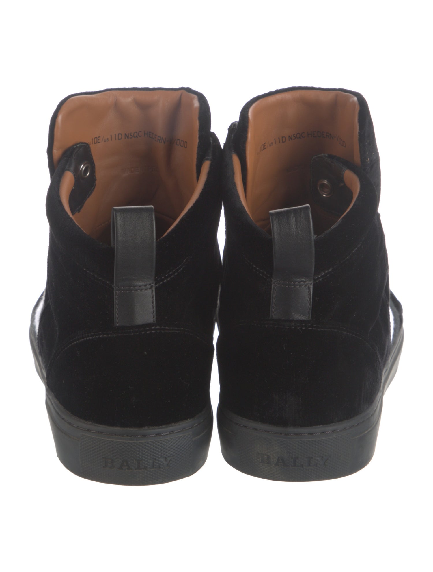 Bally Velvet Printed Sneakers